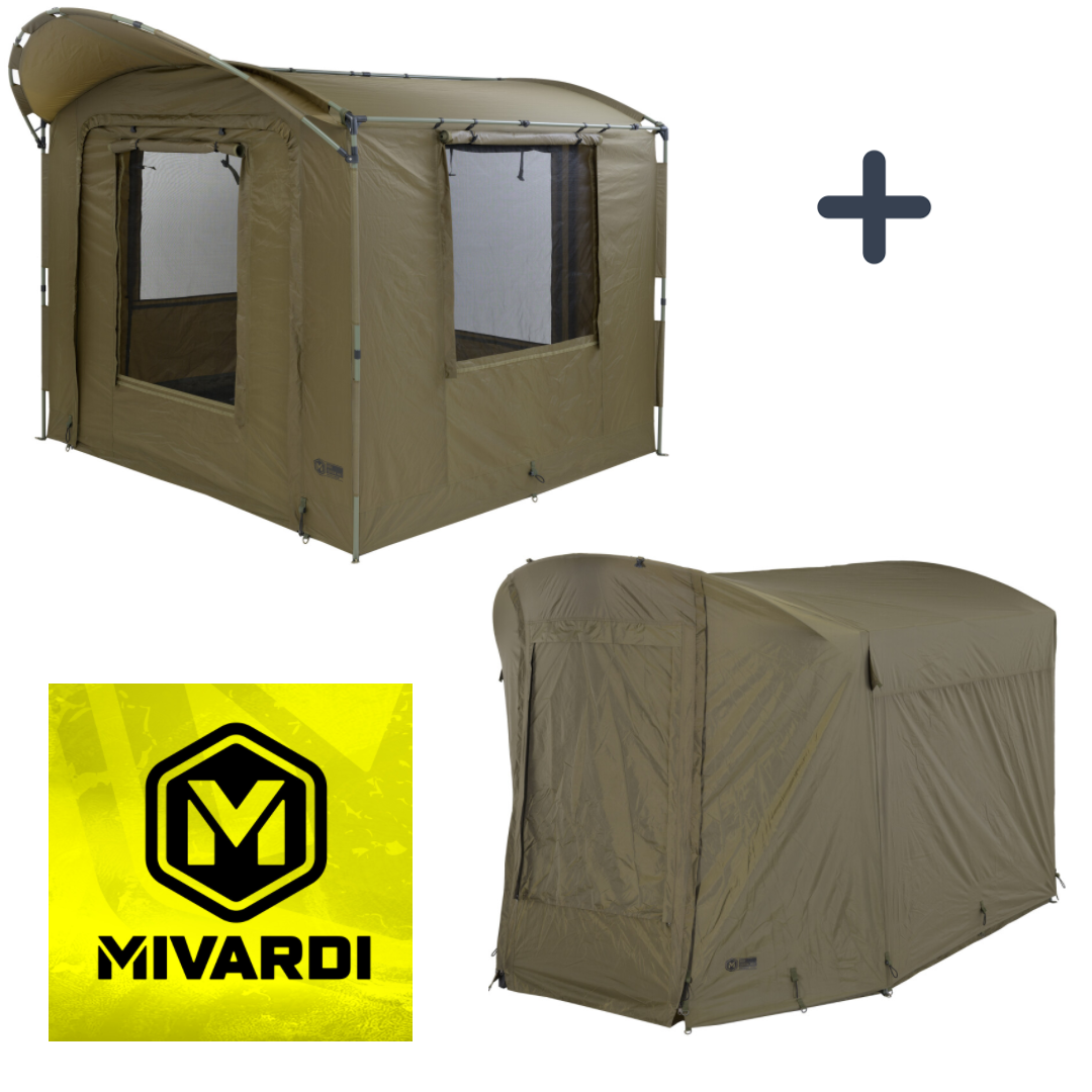 AKCE MIVARDI Přístřešek BASE STATION MK2 + přehoz