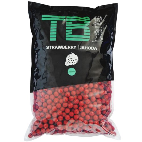 TB BAITS Boilies Strawberry 10 kg / 20 mm