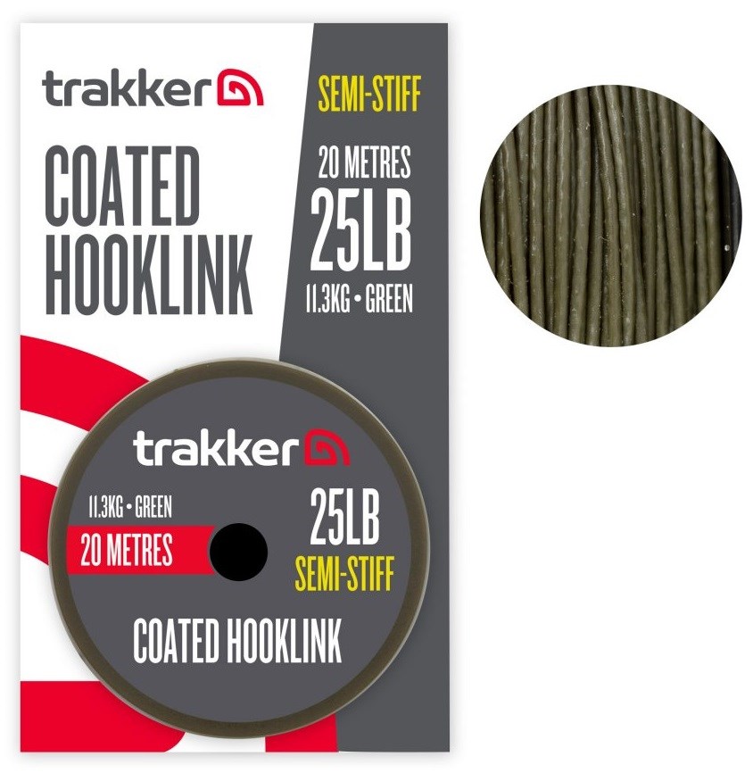 Trakker Návazcová šňůra Semi Stiff Coated Hooklink 20m