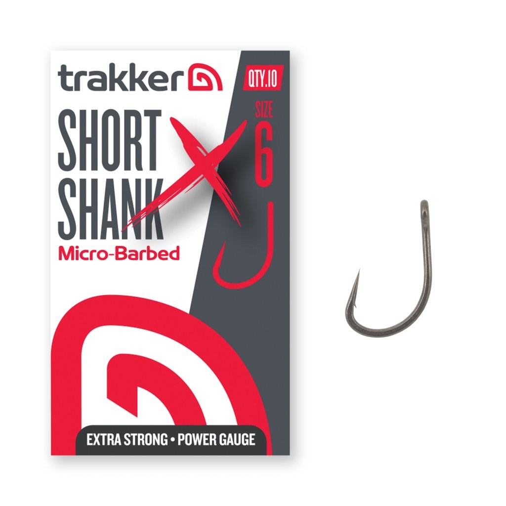 Trakker Háček Short Shank XS Hooks vel.6 (Micro Barbed)
