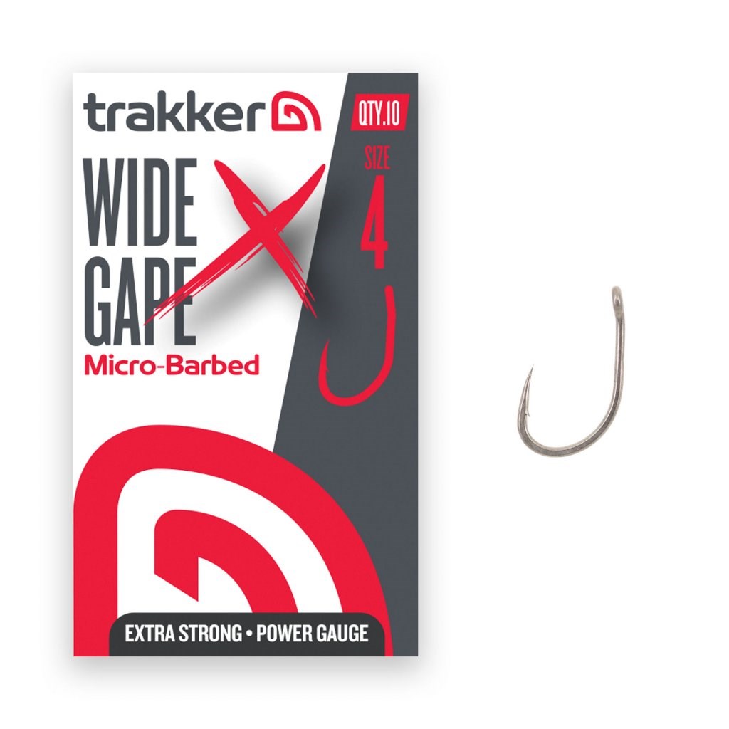 Trakker Háček Wide Gape XS Hooks vel.4 (Micro Barbed)