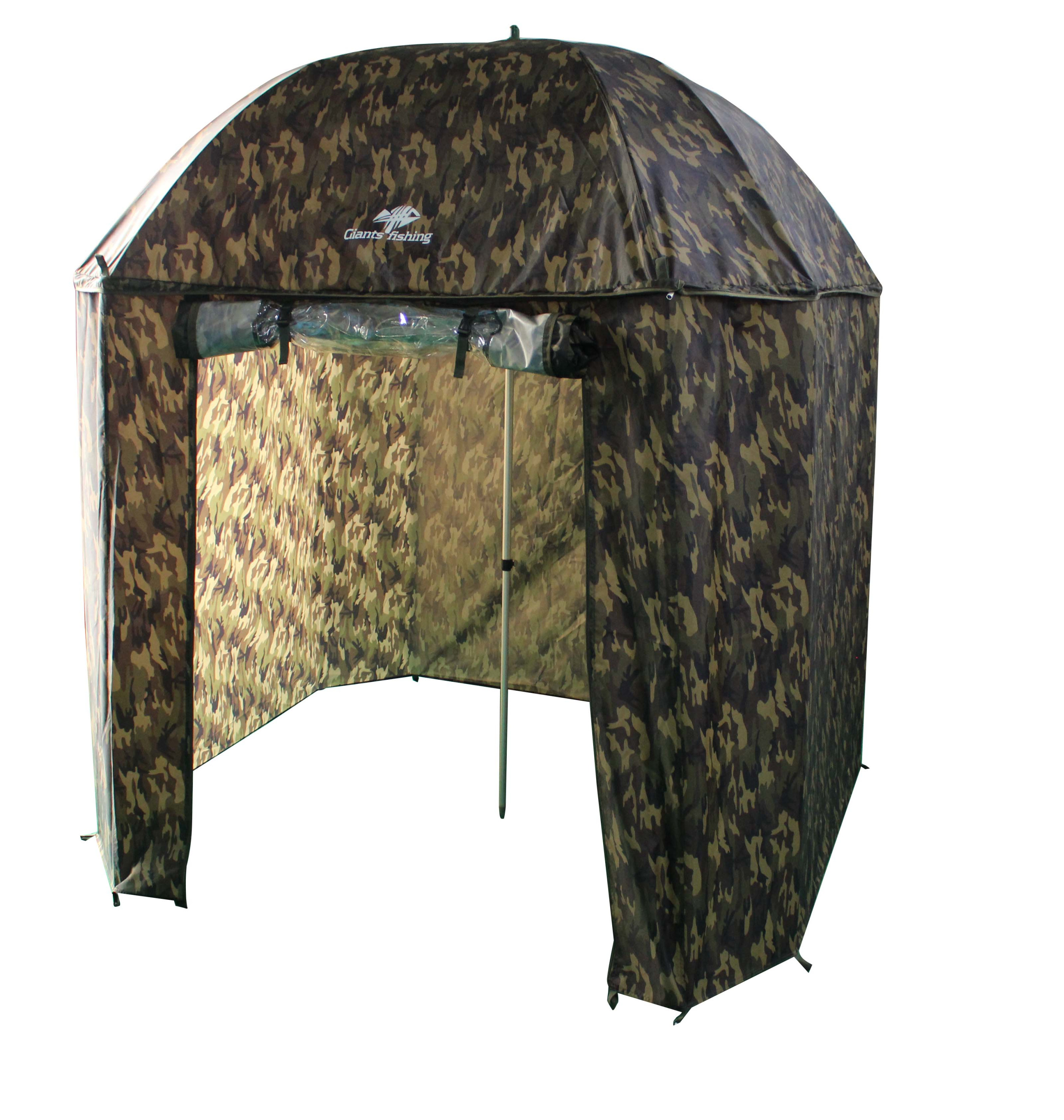 GIANTS FISHING DEŠTNÍK FULL COVER SQUARE CAMO UMBRELLA 250CM
