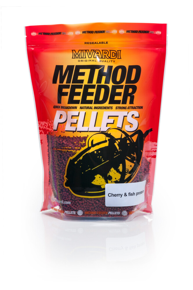 MIVARDI Method Feeder Pellets Cherry & Fish protein 750 g