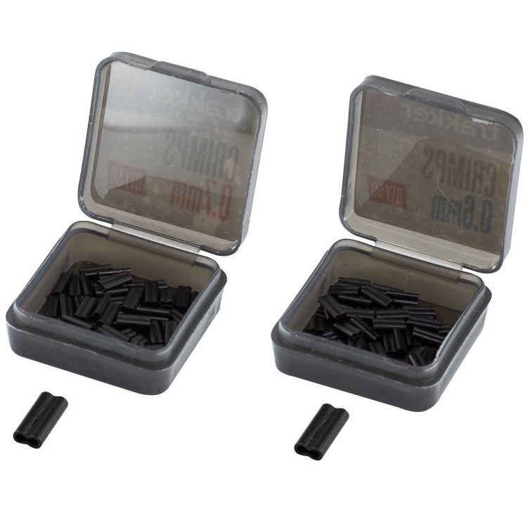 TRAKKER Náhradní svorky Crimps 0,6mm 50ks