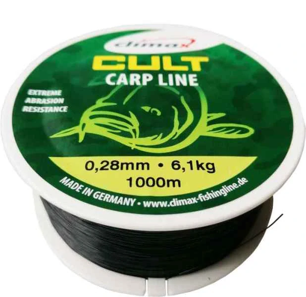 CLIMAX Vlasec Cult Carp Line Black 1000 m 0,25 mm 5 kg