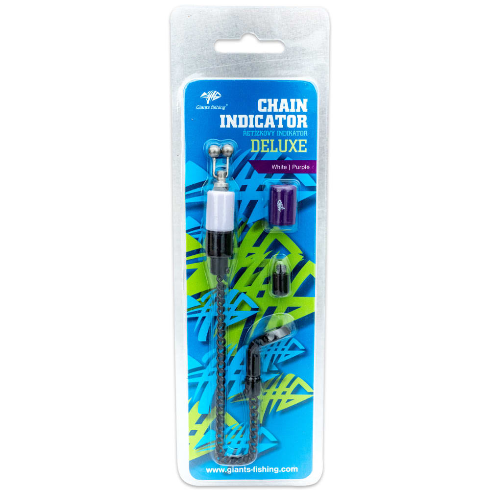 GIANTS FISHING ŘETÍZKOVÝ INDIKÁTOR CHAIN INDICATOR DELUXE bílý fialový