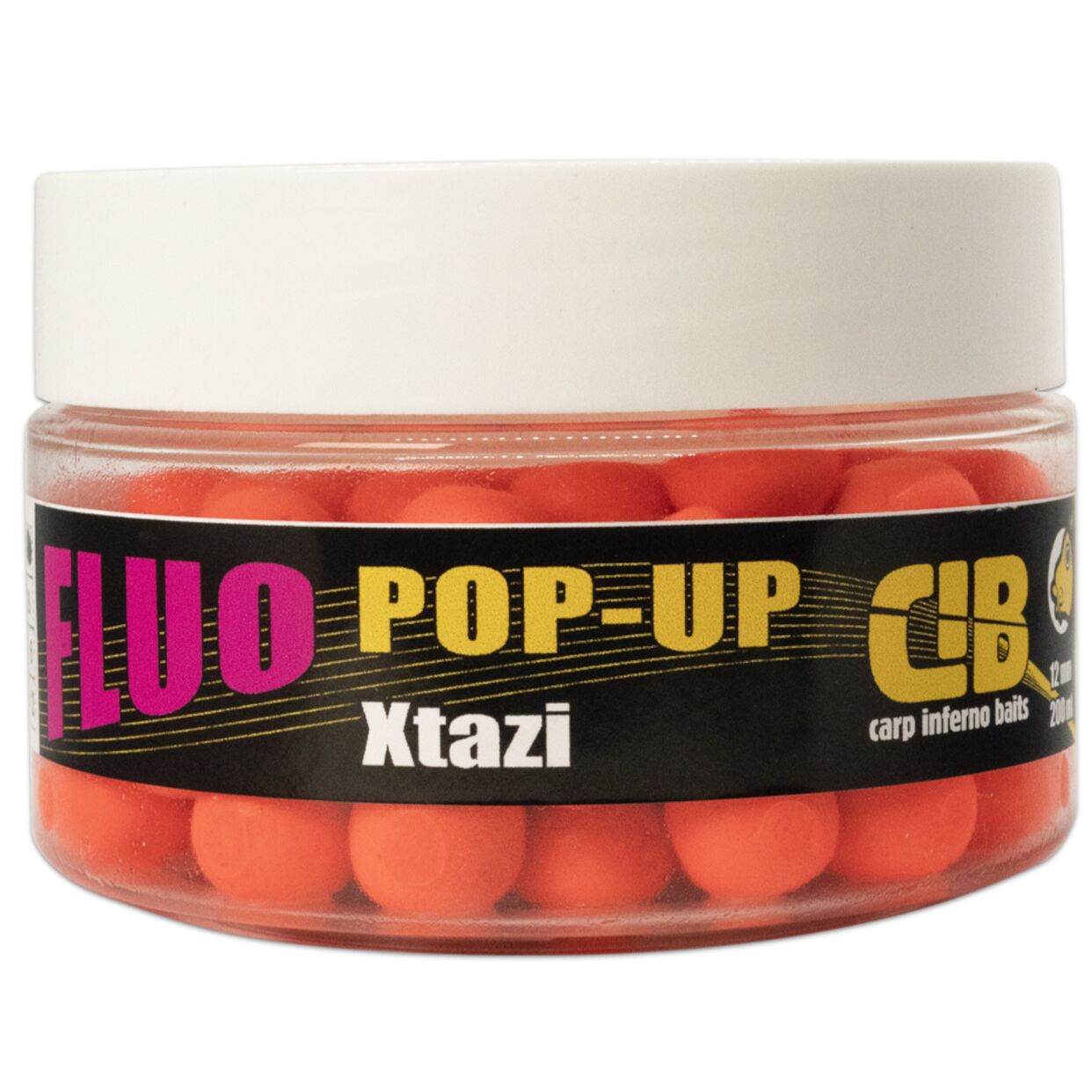 CARP INFERNO Pop - up boilies Fluo Xtazi 12 mm 200 ml