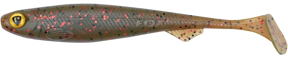 FOX Rage Sada gumových nástrah Slick Shad Ultra UV Stickleback - 9 cm 5 kusů