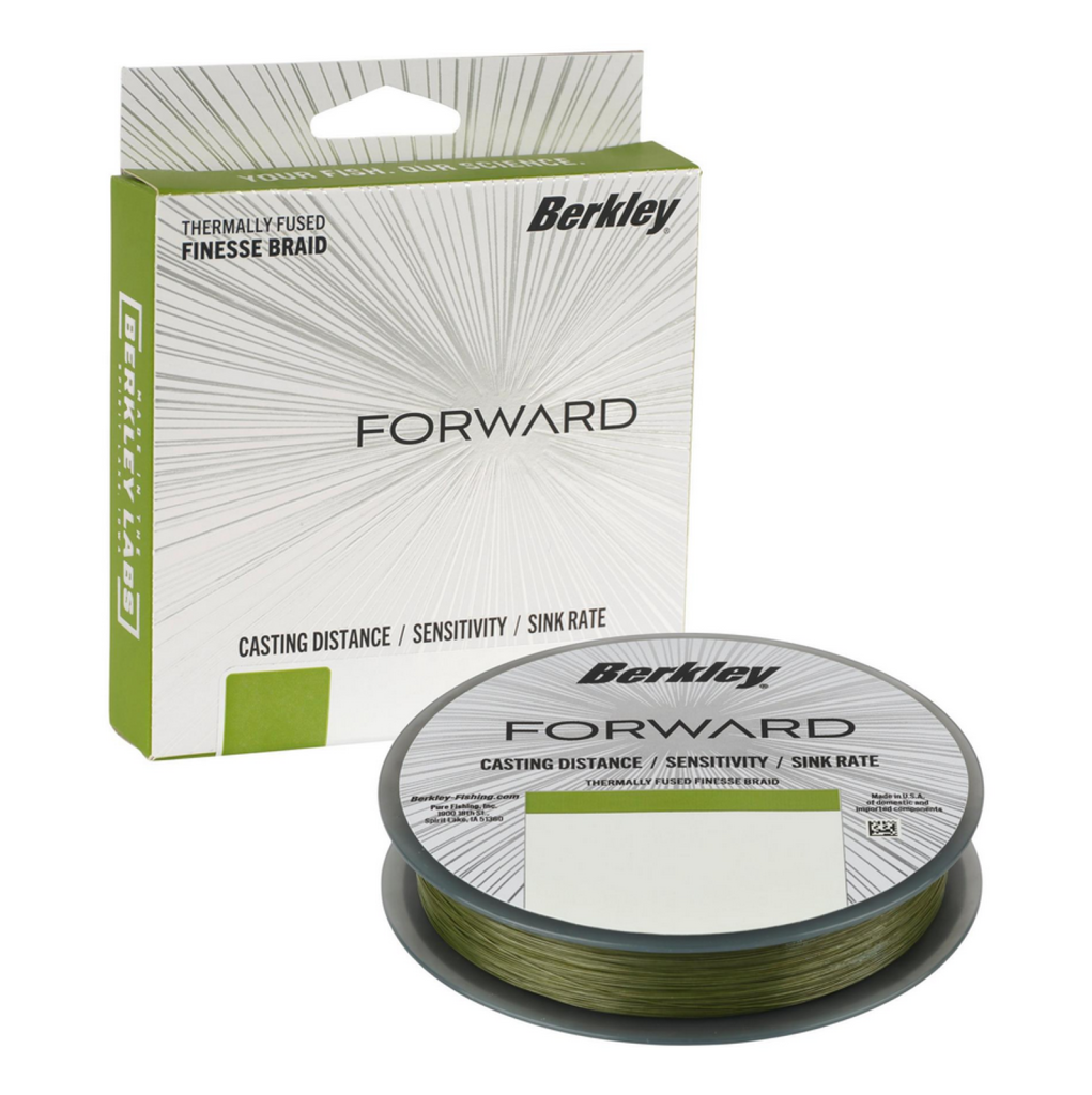 BERKLEY Splétaná šňůra Forward Low-Vis Green 0,12 mm 5,7 kg 150 m