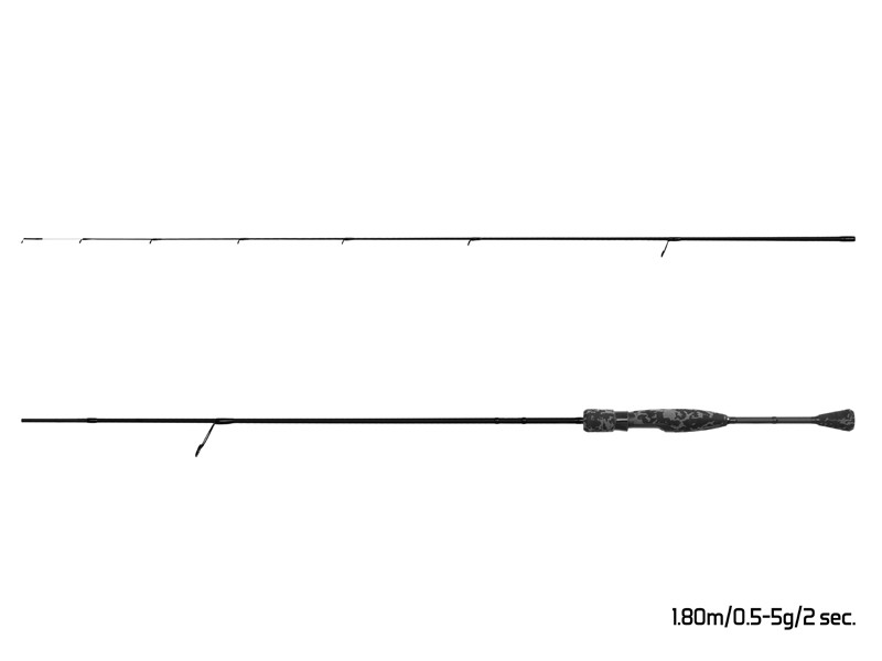 DELPHIN Prut BANG DARK 180 cm 0,5 - 5 g  2 díly