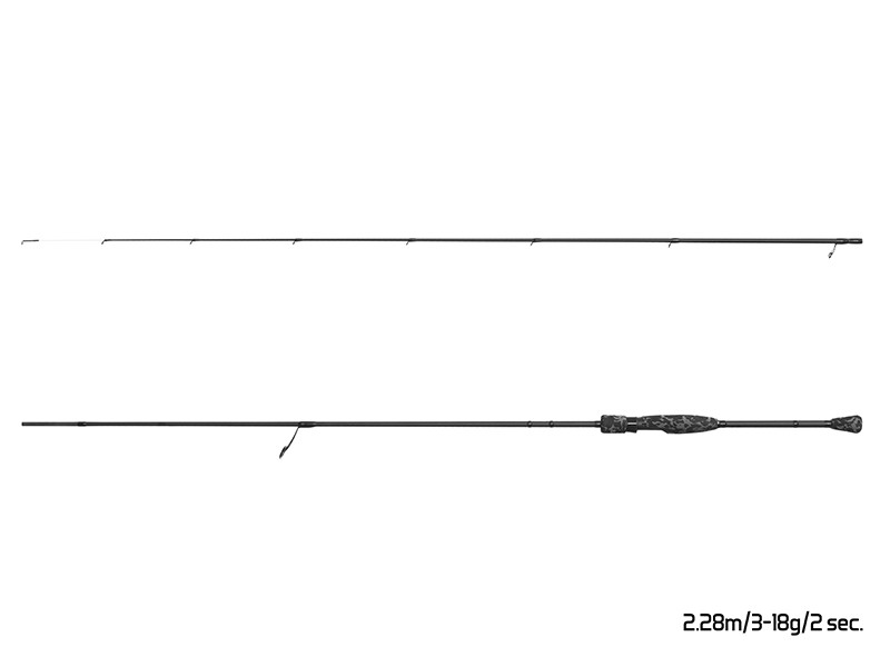 DELPHIN Prut BANG DARK 228 cm 3 - 18 g  2 díly