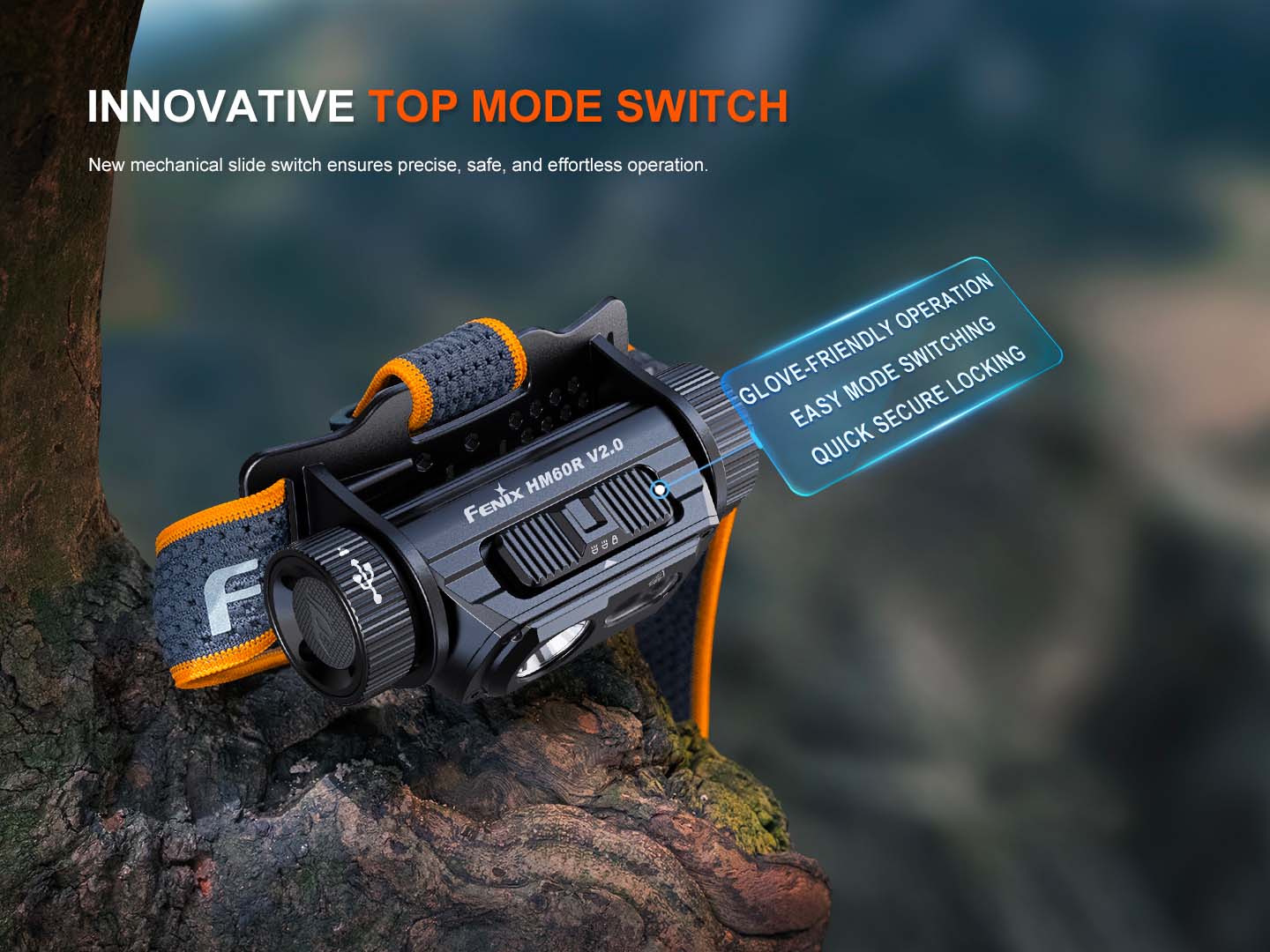 FENIX Nabíjecí čelovka HM60R V2.0