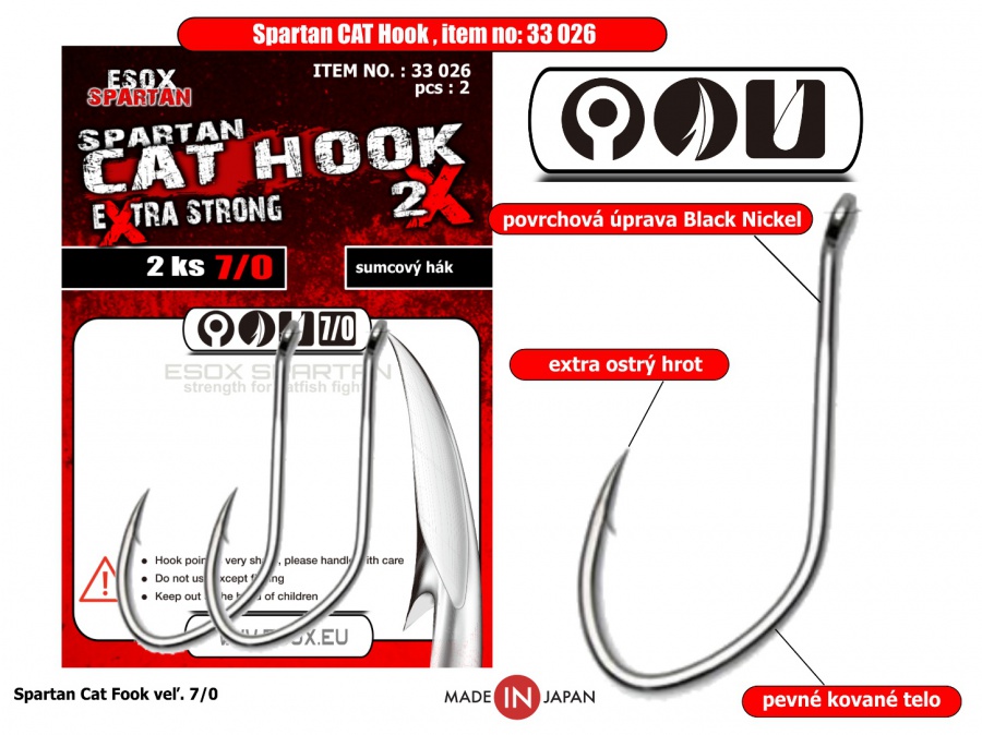 ESOX  CAT hook 7/0