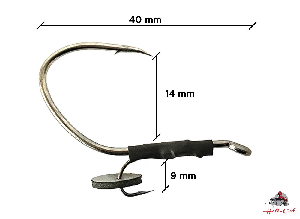 HELL-CAT HÁČEK HOOK LIVE BAIT CATFISH VEL. 2/0 1KS