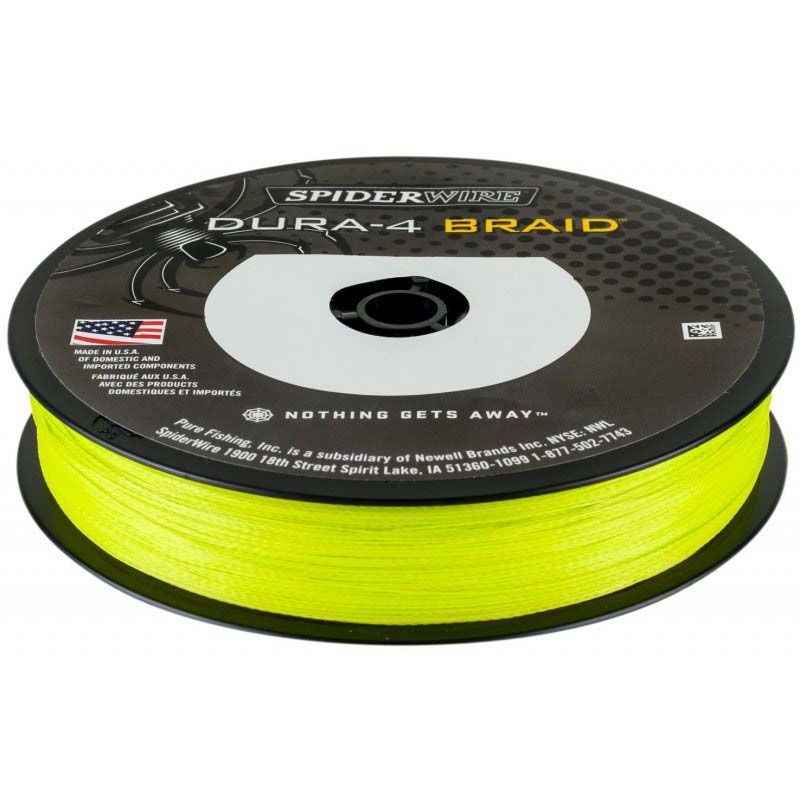 SPIDERWIRE Splétaná šňůra Dura4 Yellow 0,25 mm 23,2 kg 150 m