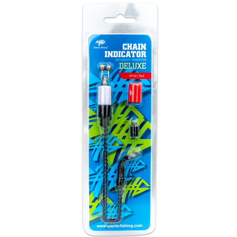 GIANTS FISHING ŘETÍZKOVÝ INDIKÁTOR CHAIN INDICATOR DELUXE bílý červený