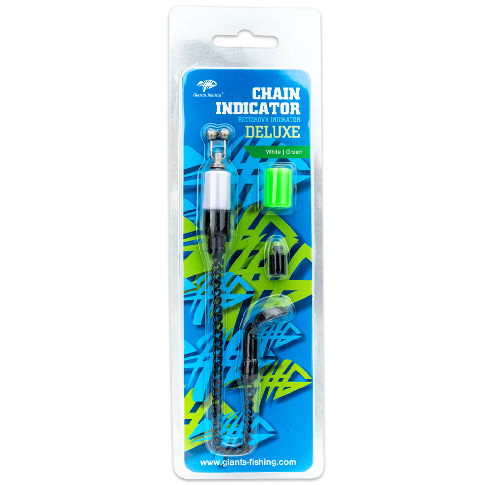 GIANTS FISHING ŘETÍZKOVÝ INDIKÁTOR CHAIN INDICATOR DELUXE bílý zelený