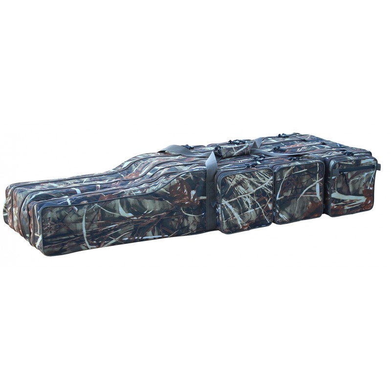 SURETTI Obal na pruty tříkomorový 125 cm Camo