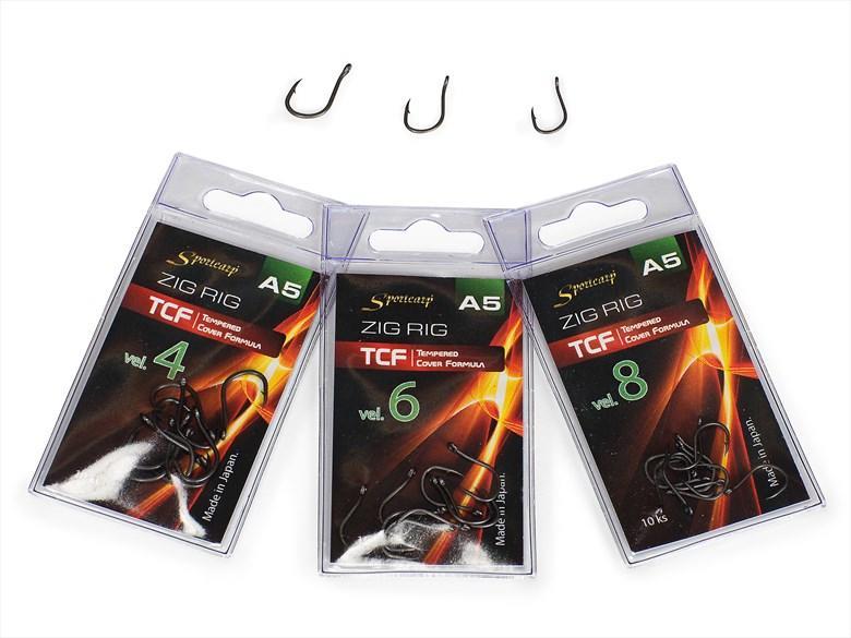 SPORTCARP Háčky TCF ZIG RIG A5 vel.4