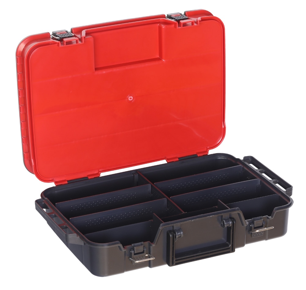 HELL-CAT KUFŘÍK PLASTOVÝ TB DOUBLE LAYER ( RED-GREY )