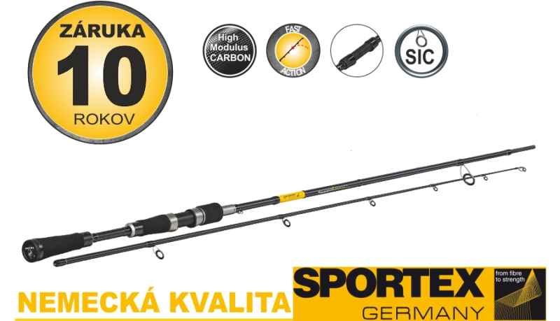 SPORTEX Prut Black Pearl GT-3 270 cm 60 g 2-díl