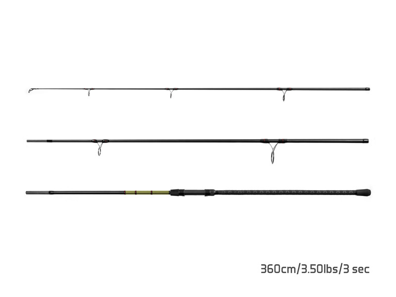DELPHIN Prut PARTISAN Carp 360 cm / 3,5 lbs / 3 díly