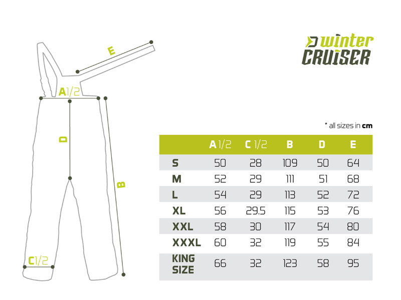 DELPHIN Zimní kalhoty Winter CRUISER 5T vel. XXL