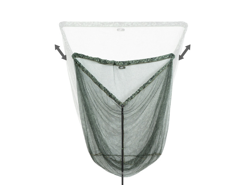 DELPHIN Podběrák TELEFIX C2G 180 cm / 100 x 100 cm / 2 díly / Tele