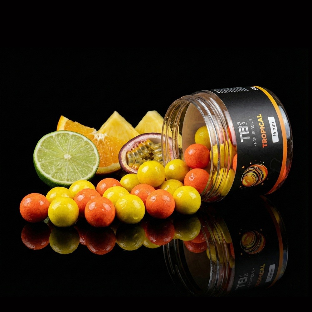 TB BAITS Plovoucí boilie Pop-up Tropical + NHDC 50 g 12mm