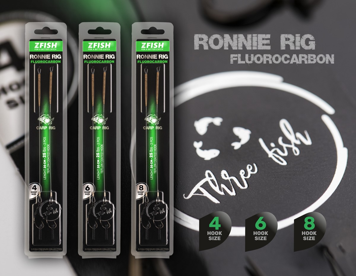 ZFISH Návazec Fluorocarbon Ronnie Rig vel.6