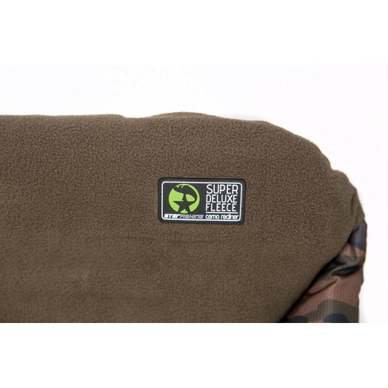 STARFISHING Křeslo Super Deluxe Fleece Camo