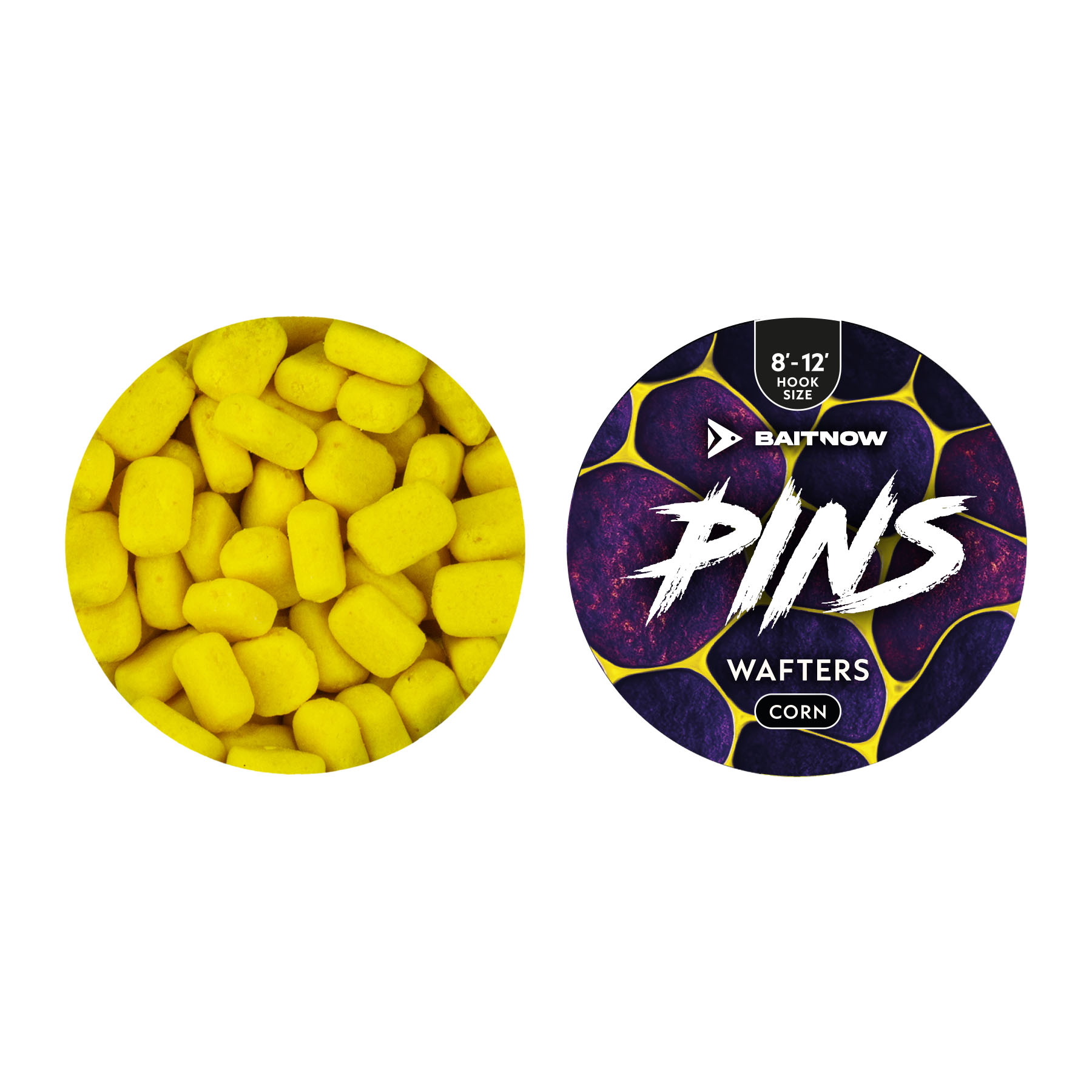 BAITNOW Wafters Method Feeder Pins Corn 8-12mm 12 g