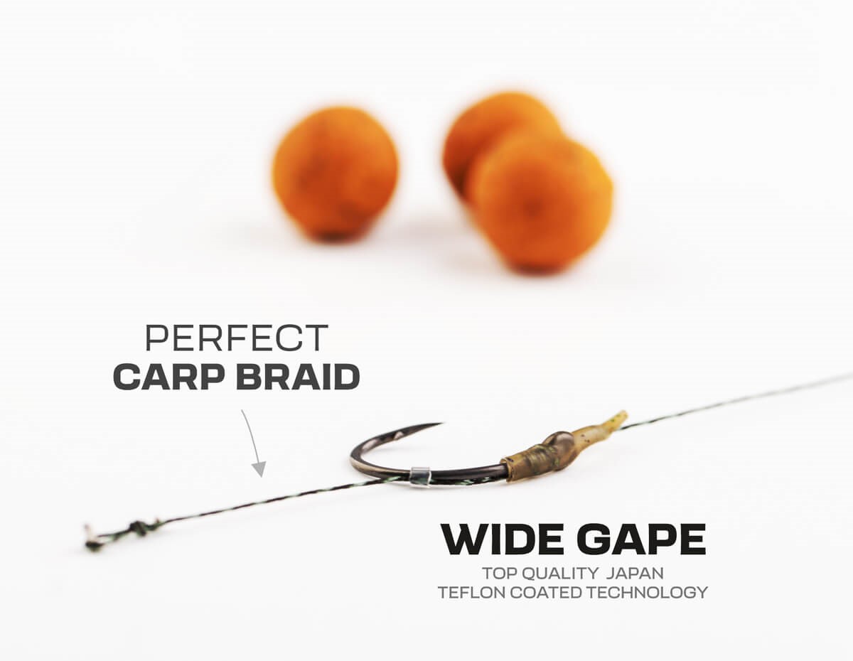 ZFISH Návazec Wide Gape Carp Rig vel.6