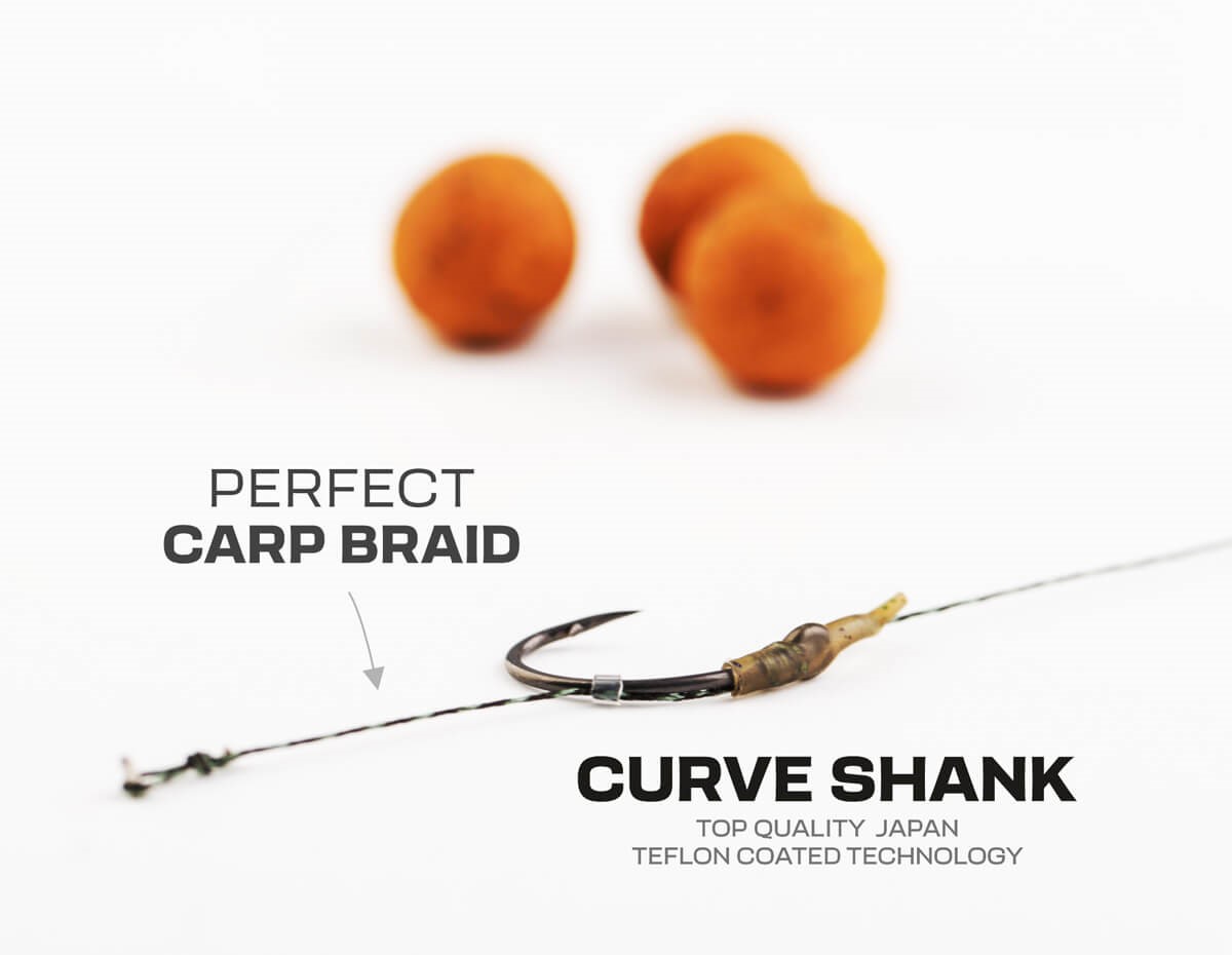 ZFISH Návazec Curve Shank Carp Rig vel.4