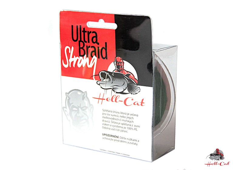 HELL-CAT SPLÉTANÁ ŠŇŮRA ULTRA BRAID STRONG 0,48MM / 36,4KG / 200M