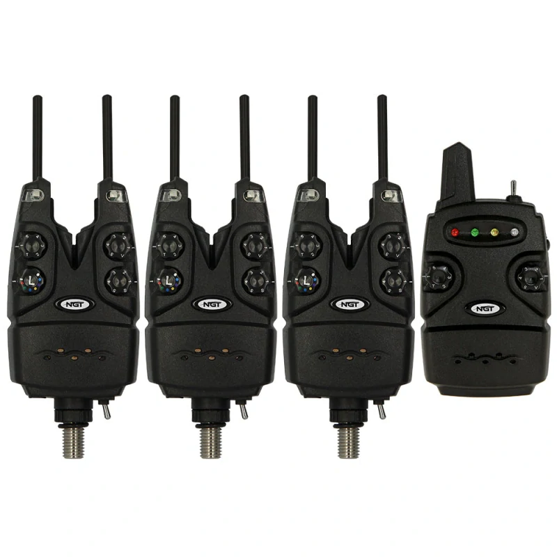 NGT Sada hlásičů Dynamic Bite Alarm Set 3+1 + světlo ZDARMA