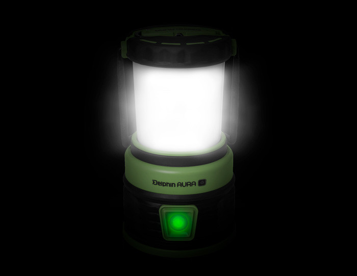 DELPHIN Kempingová lampa AURA UC 8,5W/3600mAh