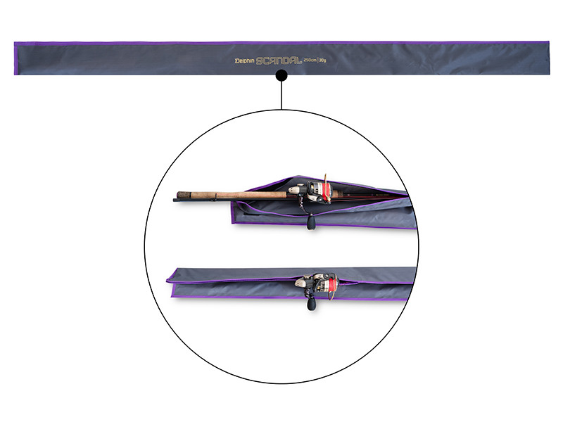 DELPHIN Prut SCANDAL SPIN 210 cm / 15 g / 2 díly