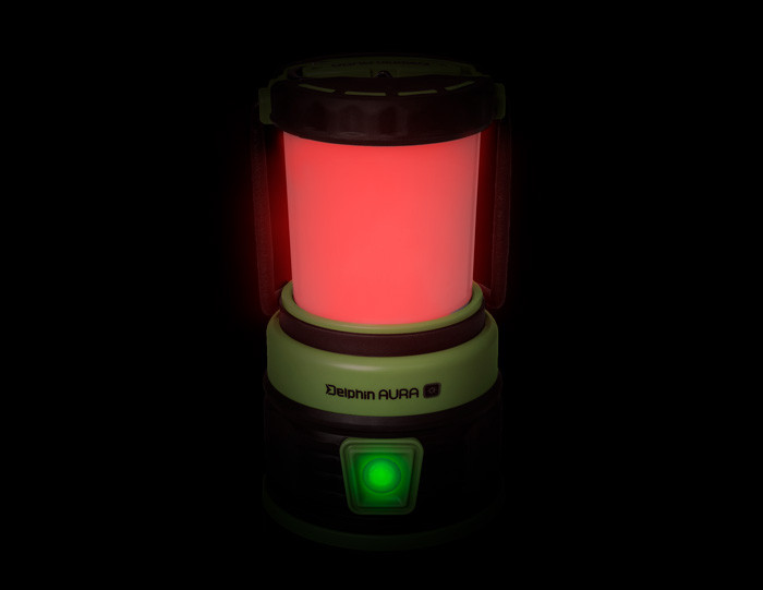 DELPHIN Kempingová lampa AURA UC 8,5W/3600mAh
