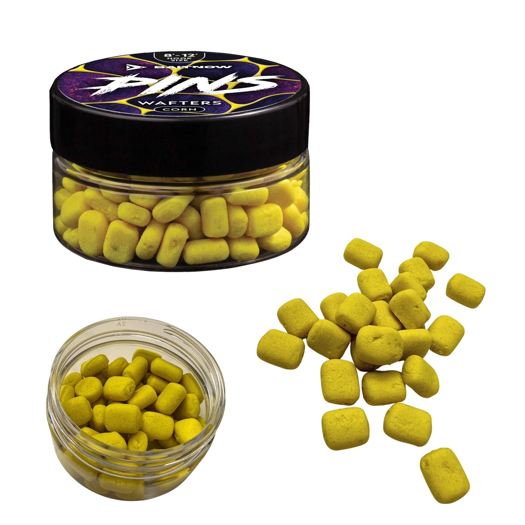 BAITNOW Wafters Method Feeder Pins Corn 8-12mm 12 g