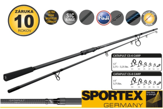 SPORTEX Prut Catapult CS-4 Carp 3,66 m 3,25 lb 2 díly