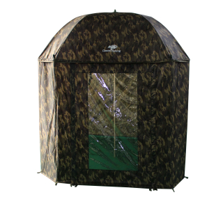 GIANTS FISHING DEŠTNÍK FULL COVER SQUARE CAMO UMBRELLA 250CM