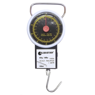 ALBASTAR Rybářská váha 22 kg s metrem