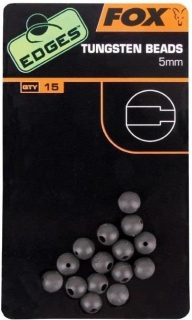 FOX Korálky Edges Tungsten Beads 5 mm 15 ks