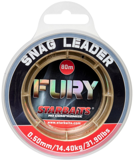 STARBAITS FURY Snag Leader 80m 0,50mm