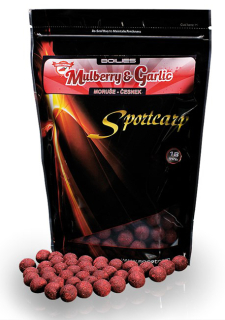 SPORTCARP Boilies Mulberry Garlic 24 mm / 800g
