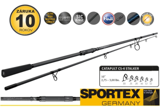 SPORTEX Prut Catapult CS-4 Carp Stalker 3 m 3 lb 2 díly