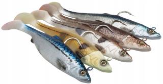 SAVAGE GEAR Gumová nástraha 4D HERRING BIG SHAD 25 cm 300 g GREEN MACKEREL