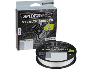 SPIDERWIRE Splétaná šňůra Stealth Smooth x8  Translucent 0,11 mm 10,3 kg 150 m