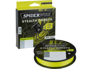 SPIDERWIRE Splétaná šňůra Stealth Smooth x8 Yellow 0,11 mm 10,3 kg 150 m